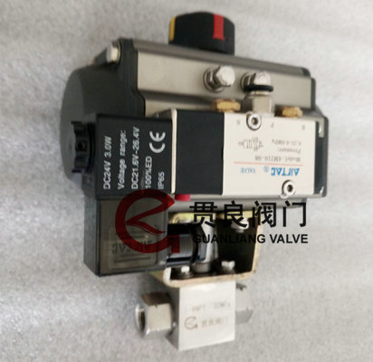 氣動高壓內螺紋球閥